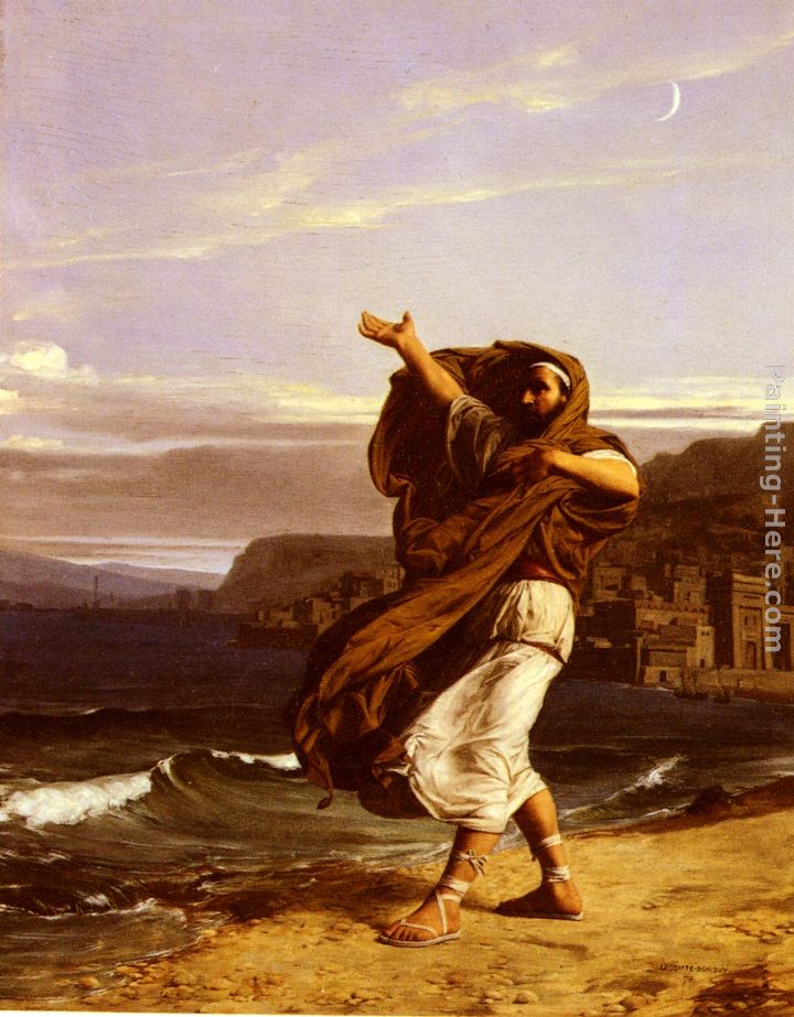 Demosthene S'Exerce A La Parole painting - Jean-Jules-Antoine Lecomte du Nouy Demosthene S'Exerce A La Parole art painting